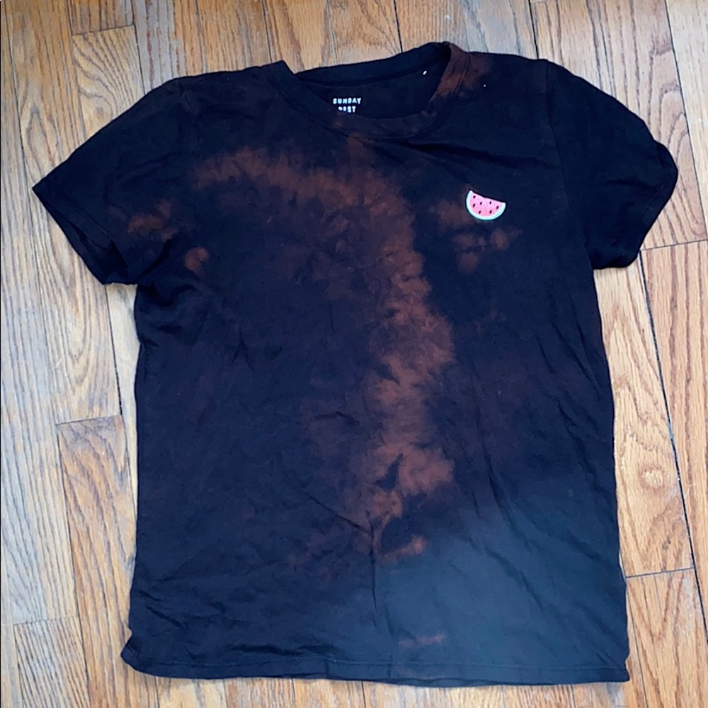 Sunday Best Black Bleach T-shirt